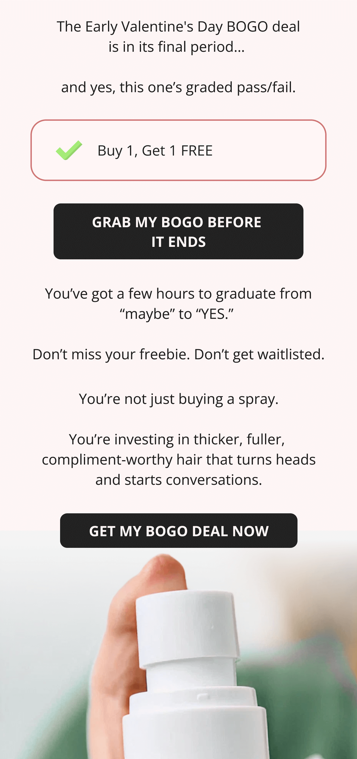 Hair Helper Spray Biotin and caffeine power for stronger, fuller hair. No brainer! Anti-Stress Gummies Because a calm mind = happy hair. Daily Hair Booster Capsules Inside-out support for that healthy glow. Eyebrow & Eyelash Serums Fuller brows and lashes? Yes, please! Hair Growth Shampoo and Conditioner Deeply cleanse your scalp while stimulating growth!