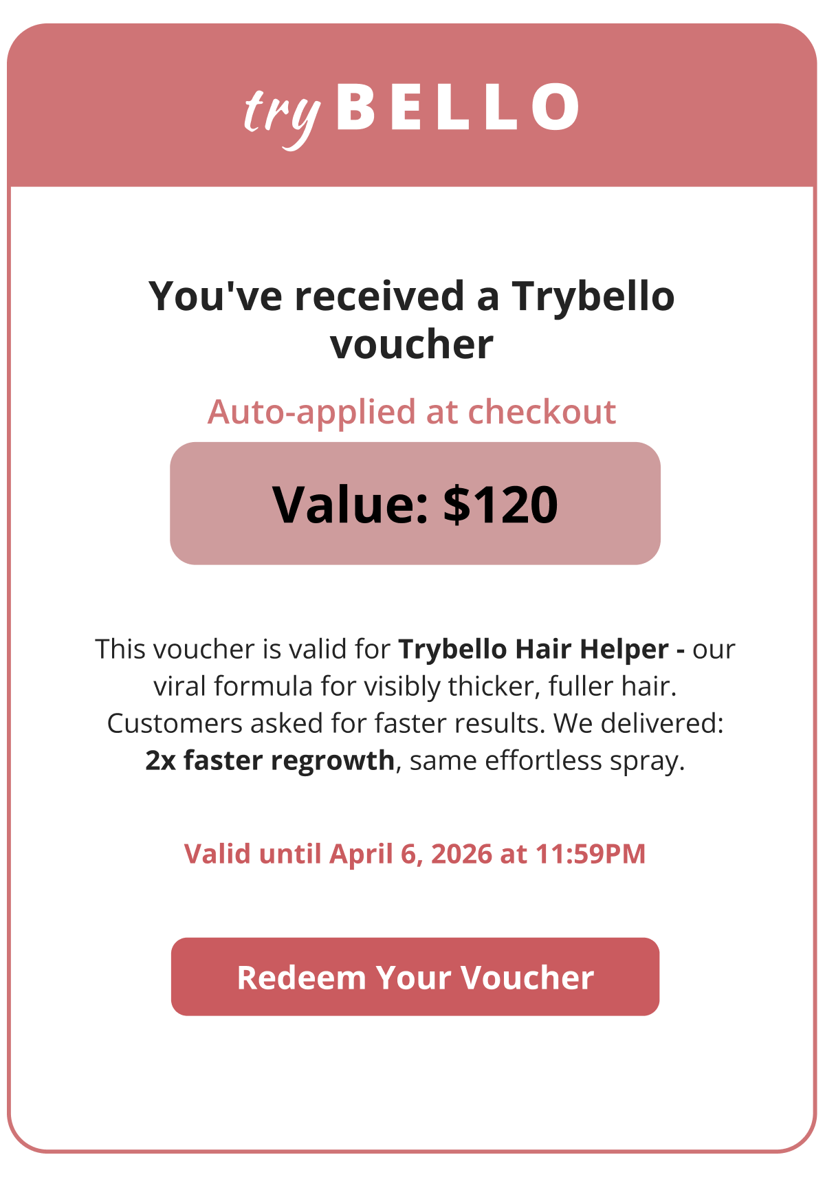 Hair Helper Spray Biotin and caffeine power for stronger, fuller hair. No brainer! Anti-Stress Gummies Because a calm mind = happy hair. Daily Hair Booster Capsules Inside-out support for that healthy glow. Eyebrow & Eyelash Serums Fuller brows and lashes? Yes, please! Hair Growth Shampoo and Conditioner Deeply cleanse your scalp while stimulating growth!
