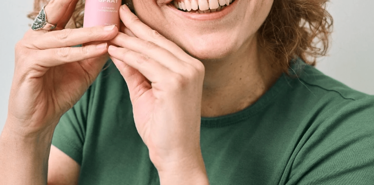 Hair Helper Spray Biotin and caffeine power for stronger, fuller hair. No brainer! Anti-Stress Gummies Because a calm mind = happy hair. Daily Hair Booster Capsules Inside-out support for that healthy glow. Eyebrow & Eyelash Serums Fuller brows and lashes? Yes, please! Hair Growth Shampoo and Conditioner Deeply cleanse your scalp while stimulating growth!