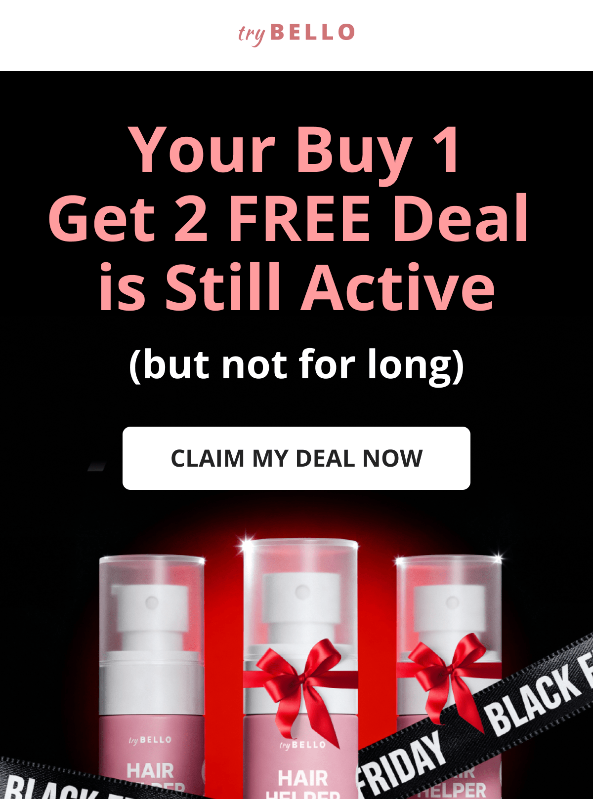 Hair Helper Spray Biotin and caffeine power for stronger, fuller hair. No brainer! Anti-Stress Gummies Because a calm mind = happy hair. Daily Hair Booster Capsules Inside-out support for that healthy glow. Eyebrow & Eyelash Serums Fuller brows and lashes? Yes, please! Hair Growth Shampoo and Conditioner Deeply cleanse your scalp while stimulating growth!