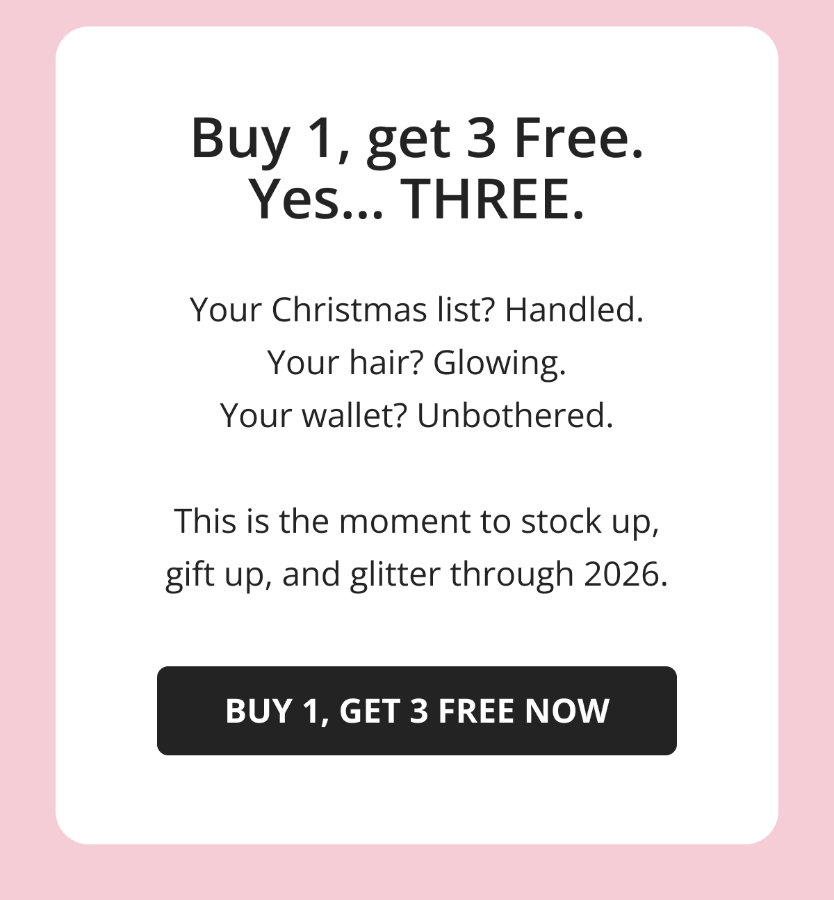 Hair Helper Spray Biotin and caffeine power for stronger, fuller hair. No brainer! Anti-Stress Gummies Because a calm mind = happy hair. Daily Hair Booster Capsules Inside-out support for that healthy glow. Eyebrow & Eyelash Serums Fuller brows and lashes? Yes, please! Hair Growth Shampoo and Conditioner Deeply cleanse your scalp while stimulating growth!