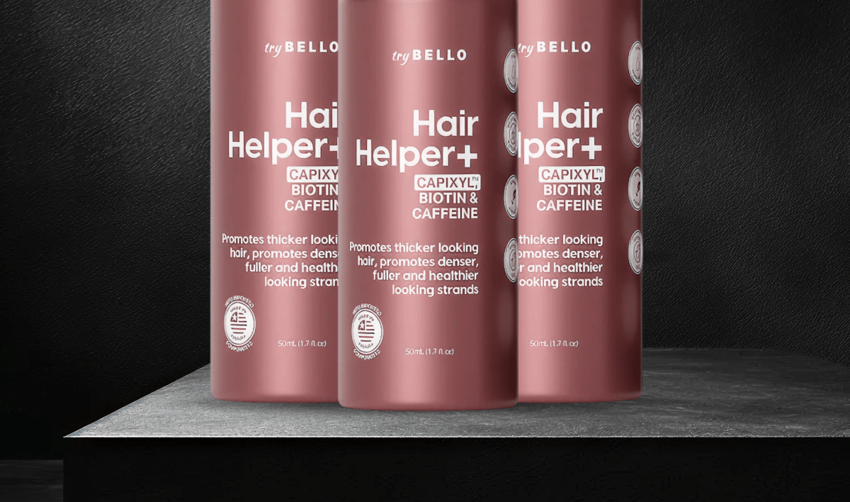 Hair Helper Spray Biotin and caffeine power for stronger, fuller hair. No brainer! Anti-Stress Gummies Because a calm mind = happy hair. Daily Hair Booster Capsules Inside-out support for that healthy glow. Eyebrow & Eyelash Serums Fuller brows and lashes? Yes, please! Hair Growth Shampoo and Conditioner Deeply cleanse your scalp while stimulating growth!