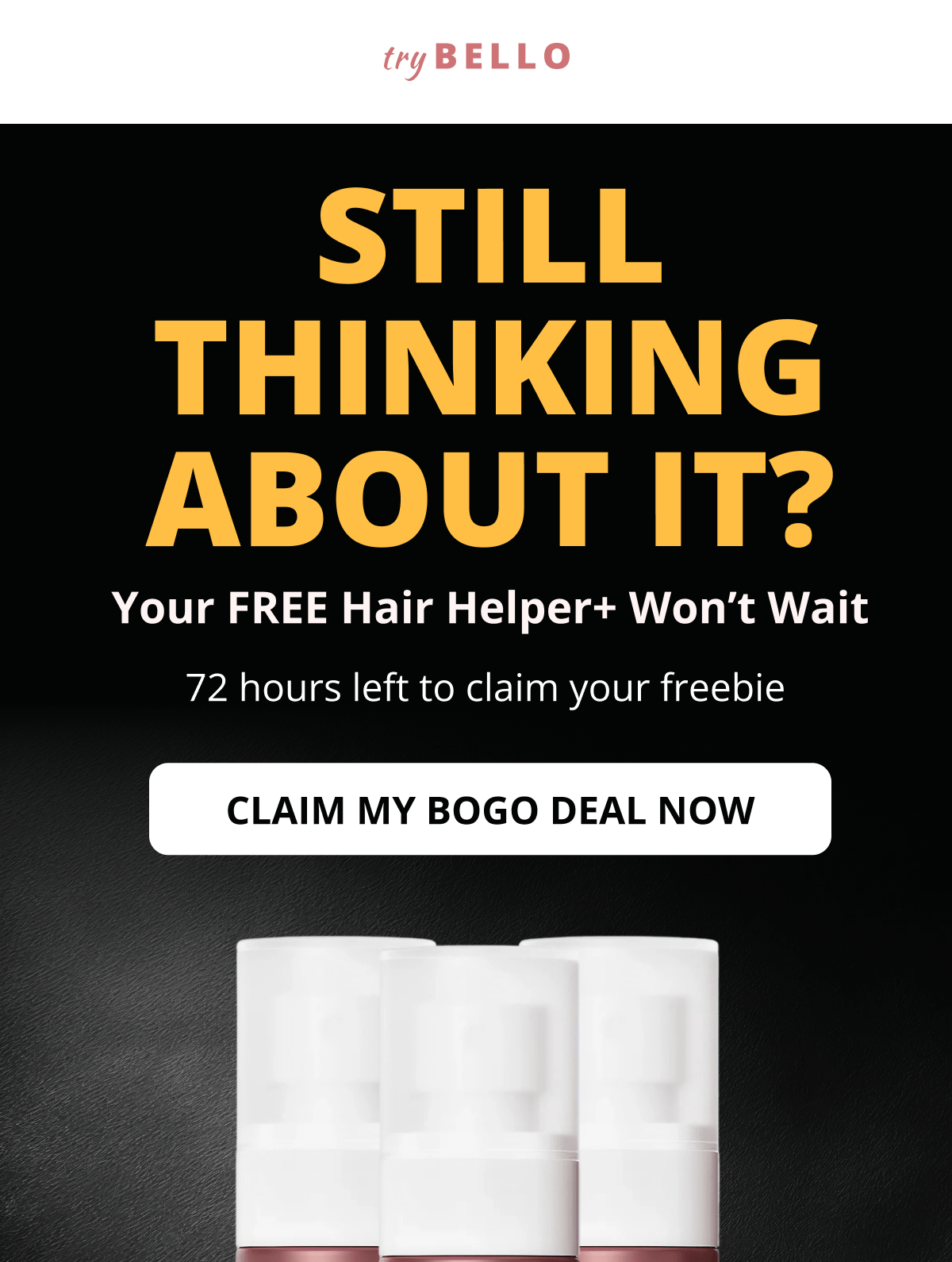 Hair Helper Spray Biotin and caffeine power for stronger, fuller hair. No brainer! Anti-Stress Gummies Because a calm mind = happy hair. Daily Hair Booster Capsules Inside-out support for that healthy glow. Eyebrow & Eyelash Serums Fuller brows and lashes? Yes, please! Hair Growth Shampoo and Conditioner Deeply cleanse your scalp while stimulating growth!