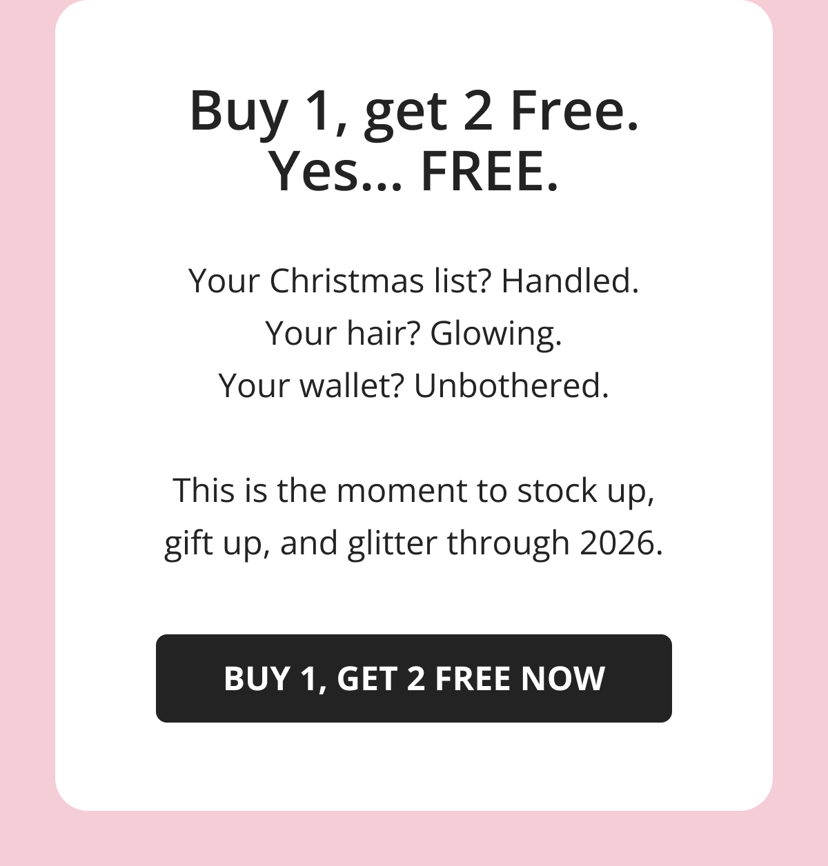 Hair Helper Spray Biotin and caffeine power for stronger, fuller hair. No brainer! Anti-Stress Gummies Because a calm mind = happy hair. Daily Hair Booster Capsules Inside-out support for that healthy glow. Eyebrow & Eyelash Serums Fuller brows and lashes? Yes, please! Hair Growth Shampoo and Conditioner Deeply cleanse your scalp while stimulating growth!