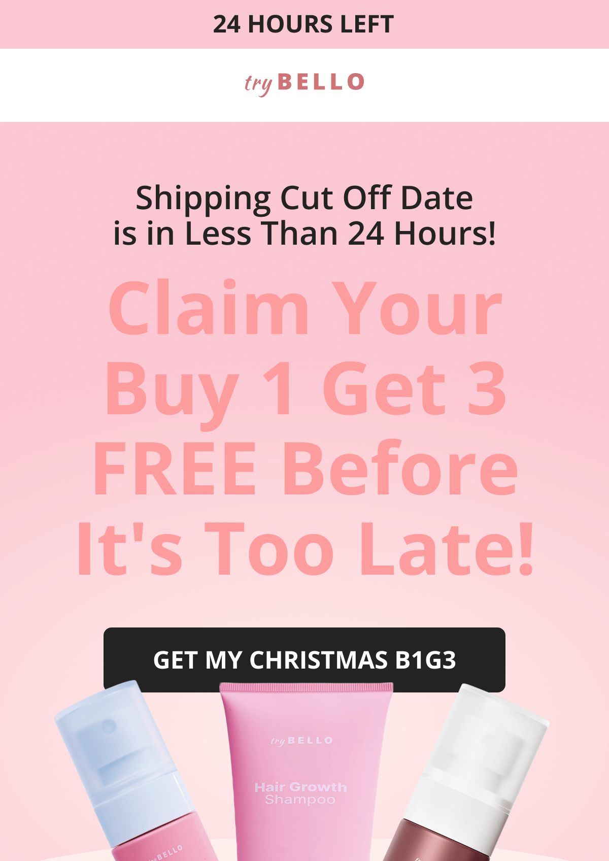 Hair Helper Spray Biotin and caffeine power for stronger, fuller hair. No brainer! Anti-Stress Gummies Because a calm mind = happy hair. Daily Hair Booster Capsules Inside-out support for that healthy glow. Eyebrow & Eyelash Serums Fuller brows and lashes? Yes, please! Hair Growth Shampoo and Conditioner Deeply cleanse your scalp while stimulating growth!