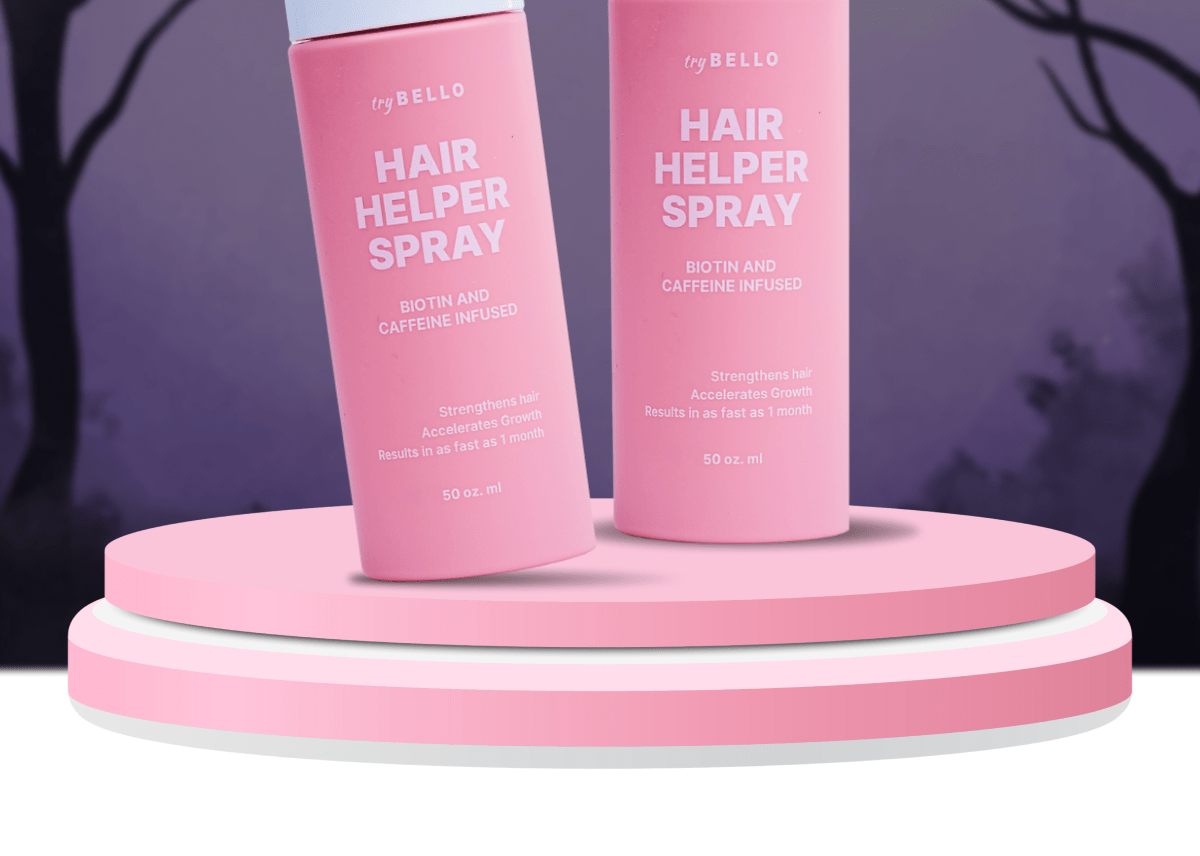 Hair Helper Spray Biotin and caffeine power for stronger, fuller hair. No brainer! Anti-Stress Gummies Because a calm mind = happy hair. Daily Hair Booster Capsules Inside-out support for that healthy glow. Eyebrow & Eyelash Serums Fuller brows and lashes? Yes, please! Hair Growth Shampoo and Conditioner Deeply cleanse your scalp while stimulating growth!