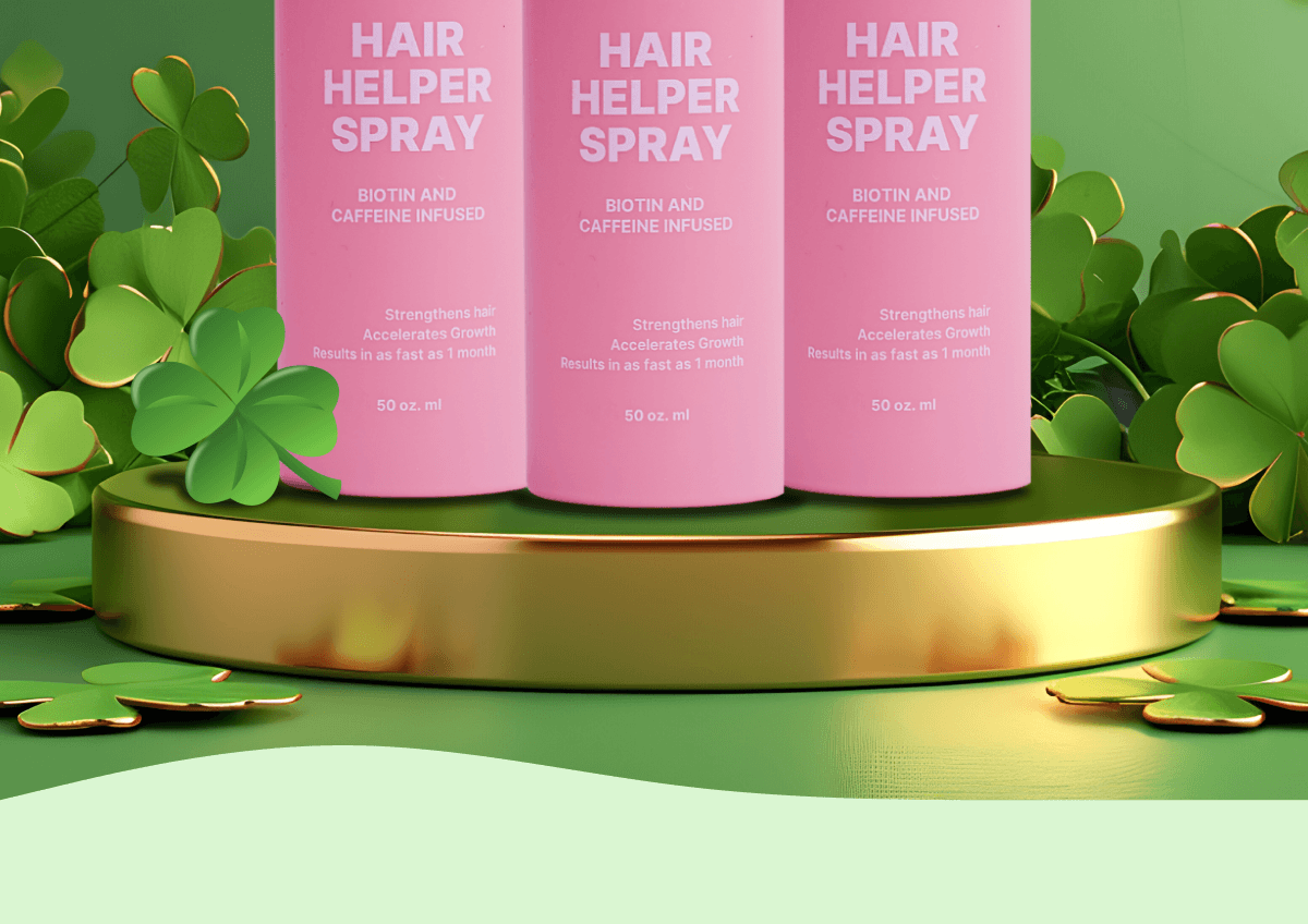 Hair Helper Spray Biotin and caffeine power for stronger, fuller hair. No brainer! Anti-Stress Gummies Because a calm mind = happy hair. Daily Hair Booster Capsules Inside-out support for that healthy glow. Eyebrow & Eyelash Serums Fuller brows and lashes? Yes, please! Hair Growth Shampoo and Conditioner Deeply cleanse your scalp while stimulating growth!