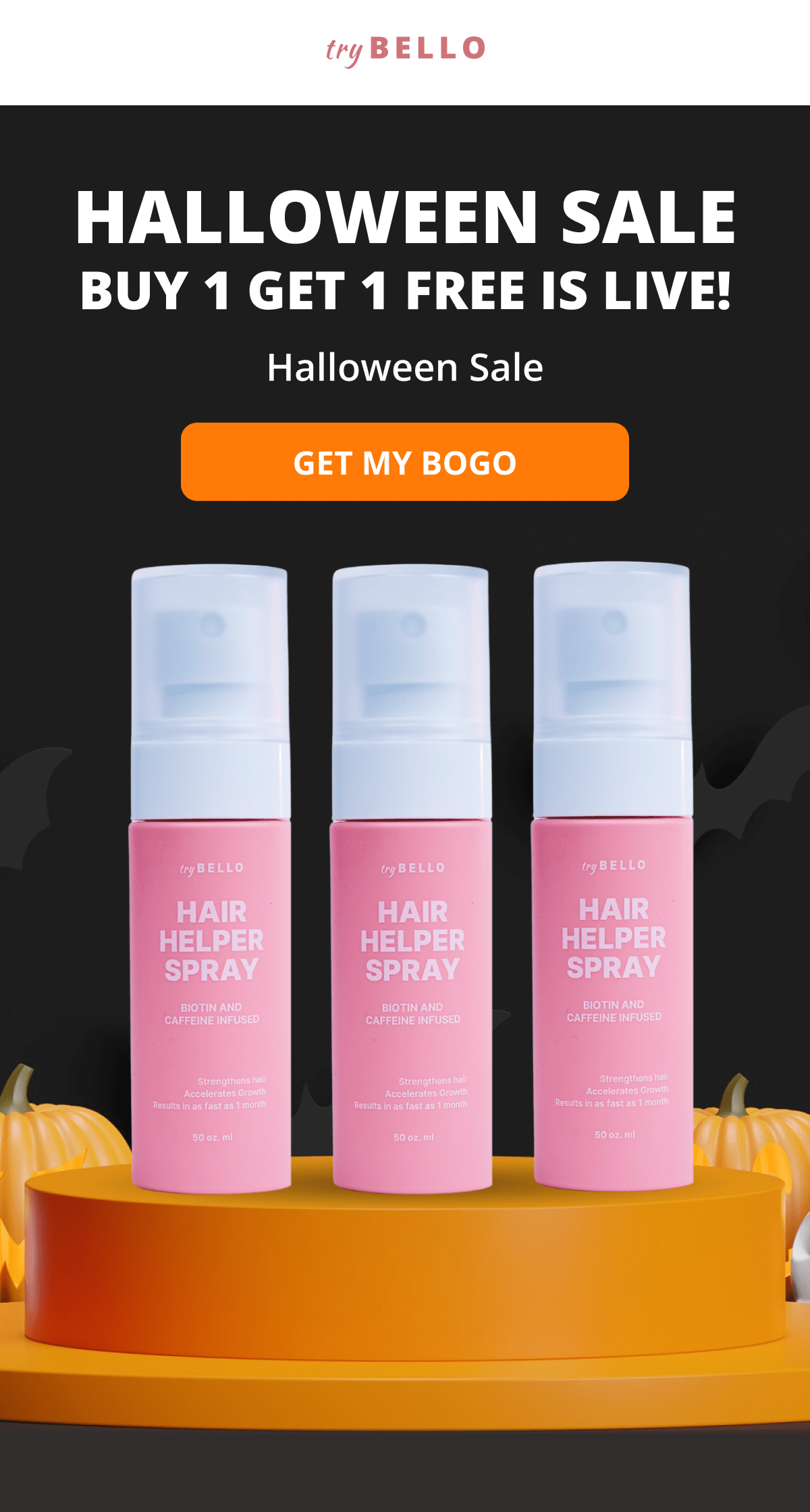 Hair Helper Spray Biotin and caffeine power for stronger, fuller hair. No brainer! Anti-Stress Gummies Because a calm mind = happy hair. Daily Hair Booster Capsules Inside-out support for that healthy glow. Eyebrow & Eyelash Serums Fuller brows and lashes? Yes, please! Hair Growth Shampoo and Conditioner Deeply cleanse your scalp while stimulating growth!