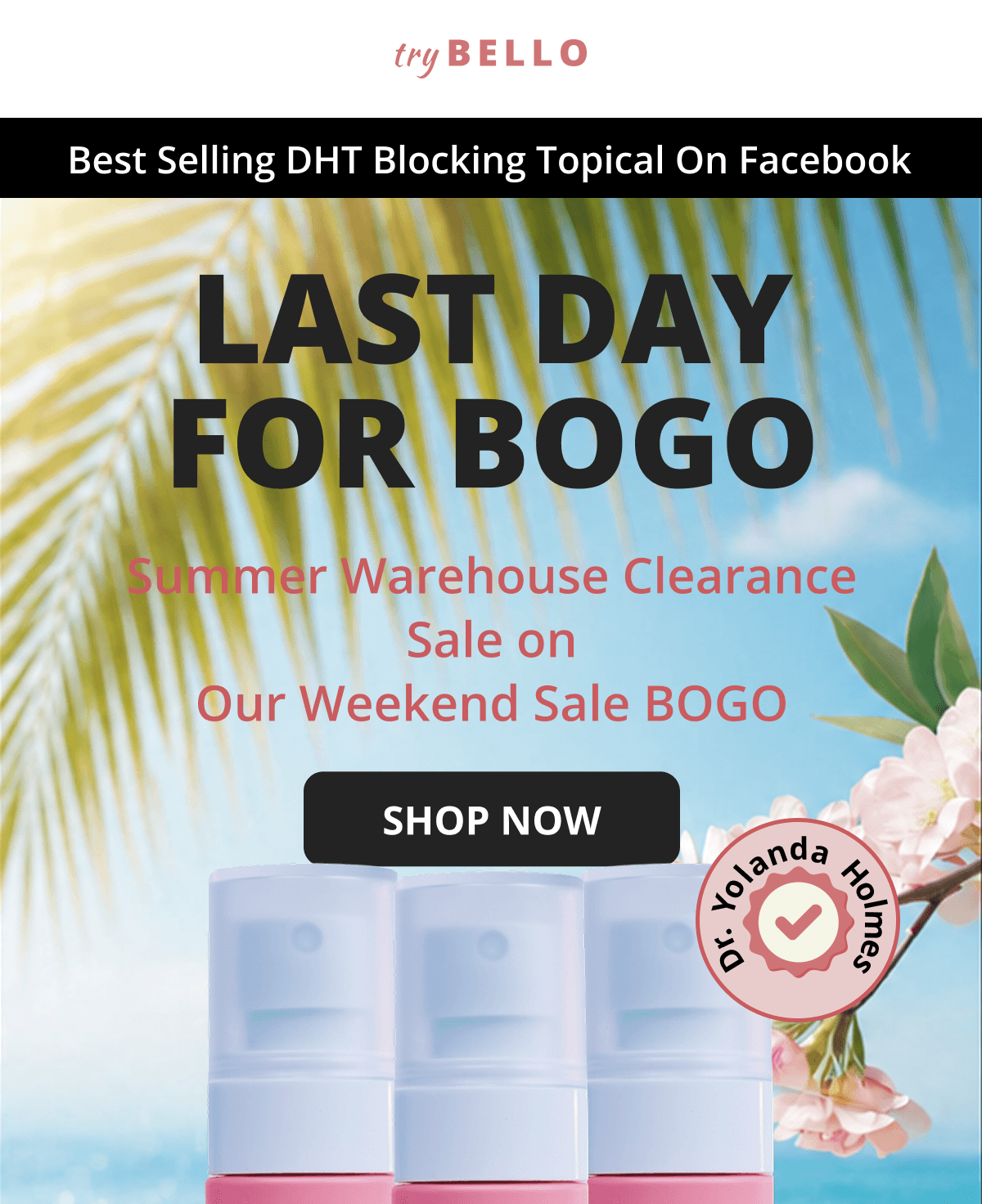 Best Selling DHT Blocking Topical On Facebook