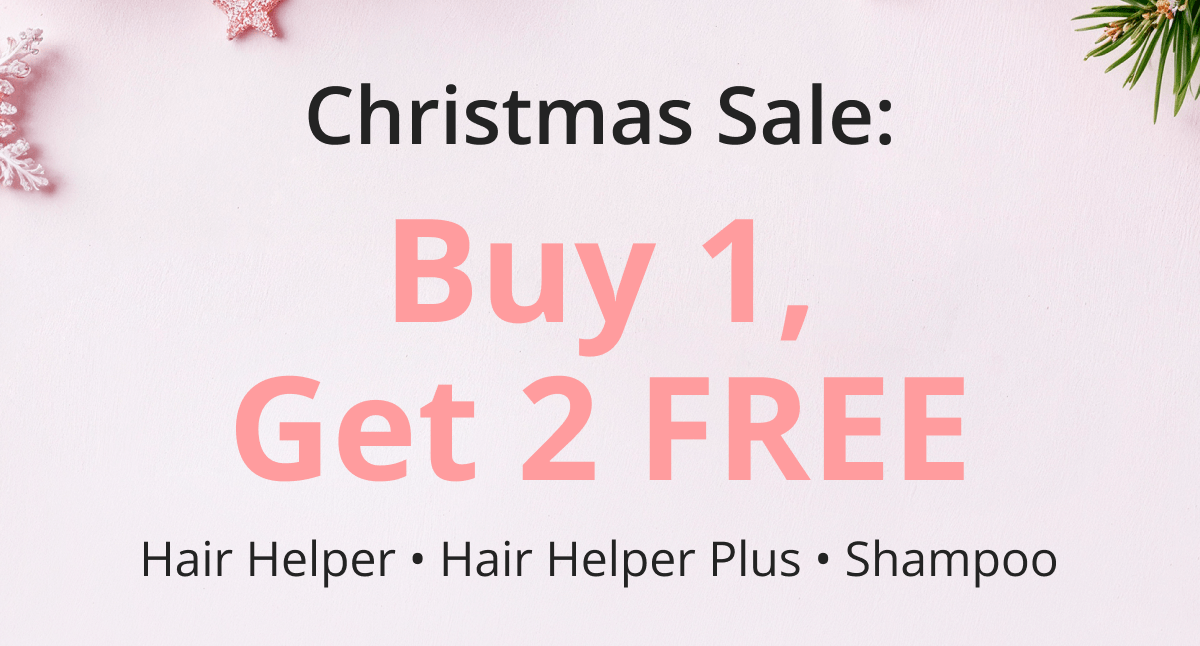 Hair Helper Spray Biotin and caffeine power for stronger, fuller hair. No brainer! Anti-Stress Gummies Because a calm mind = happy hair. Daily Hair Booster Capsules Inside-out support for that healthy glow. Eyebrow & Eyelash Serums Fuller brows and lashes? Yes, please! Hair Growth Shampoo and Conditioner Deeply cleanse your scalp while stimulating growth!