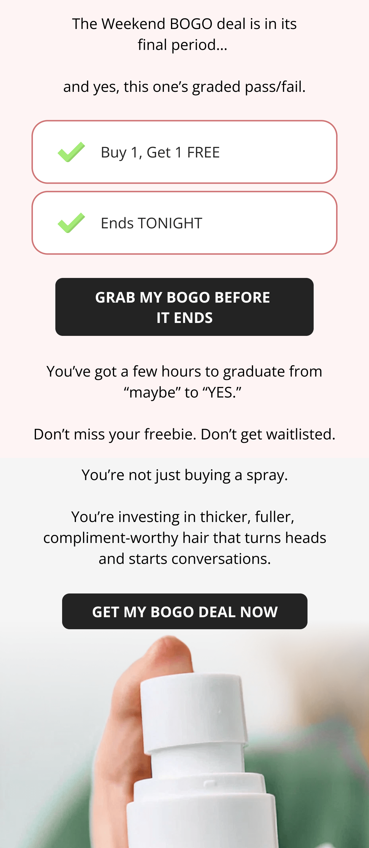 Hair Helper Spray Biotin and caffeine power for stronger, fuller hair. No brainer! Anti-Stress Gummies Because a calm mind = happy hair. Daily Hair Booster Capsules Inside-out support for that healthy glow. Eyebrow & Eyelash Serums Fuller brows and lashes? Yes, please! Hair Growth Shampoo and Conditioner Deeply cleanse your scalp while stimulating growth!