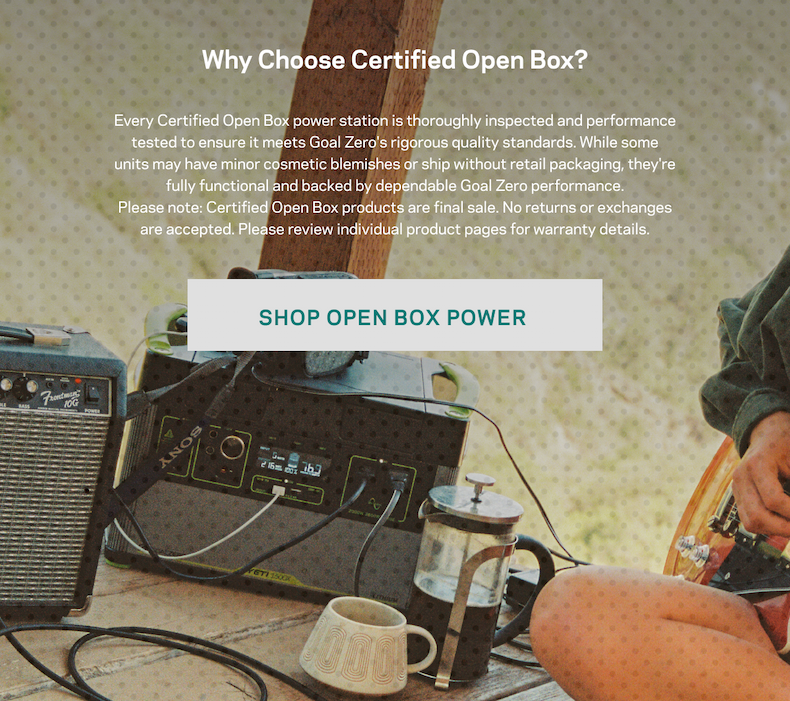 Last Chance to Shop Open Box