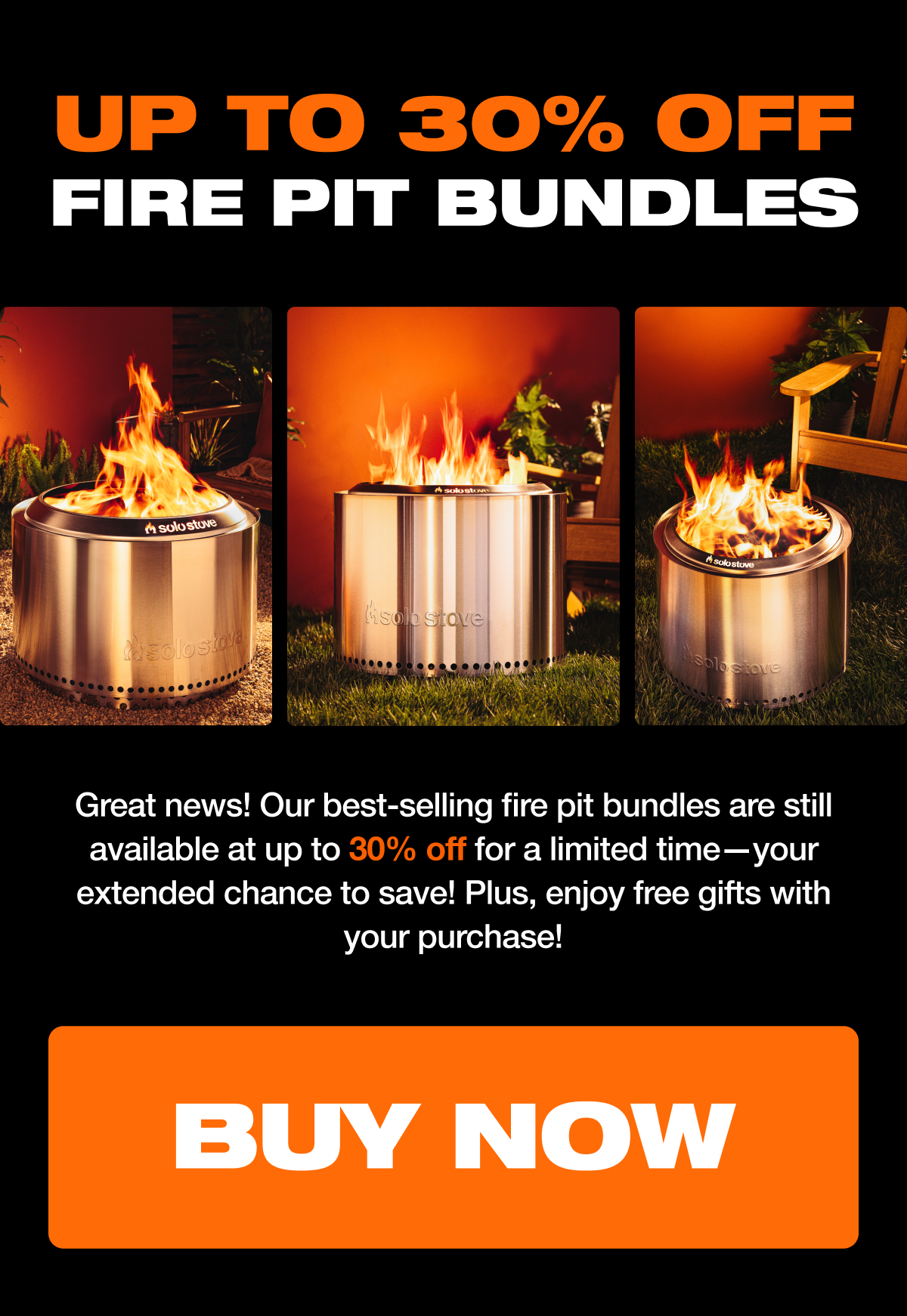 Up To 30% Off Fire Pit Bundles 