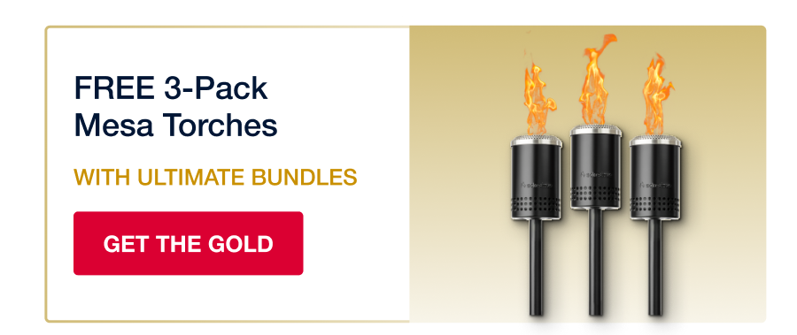 free 3-pack mesa torches with ultimate bundles