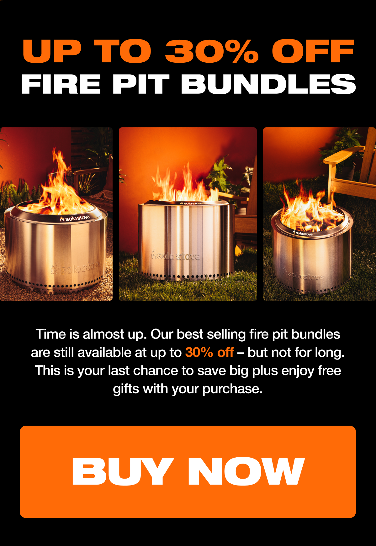 Save up to 30% Off Fire Pit Bundles
