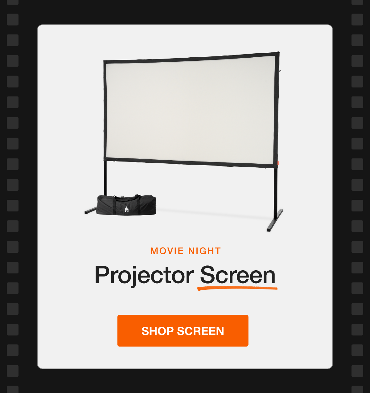 Projector Screen - Shop Screen