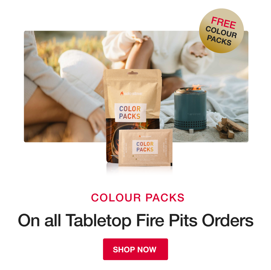 Free colour packs on all tabletop fire pit orders