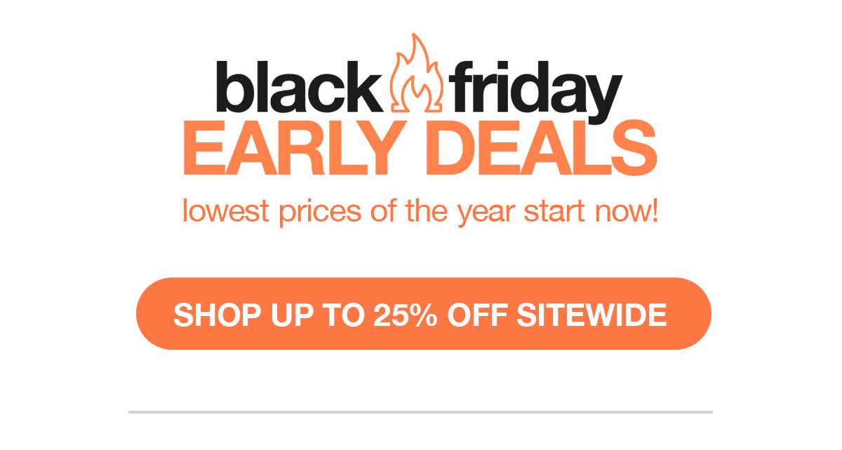 Black Friday Early Deals