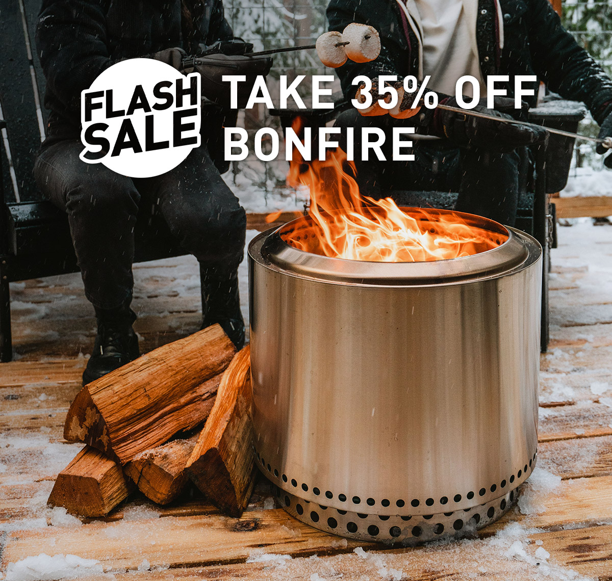 Flash Sale! Take 35% Off Bonfire