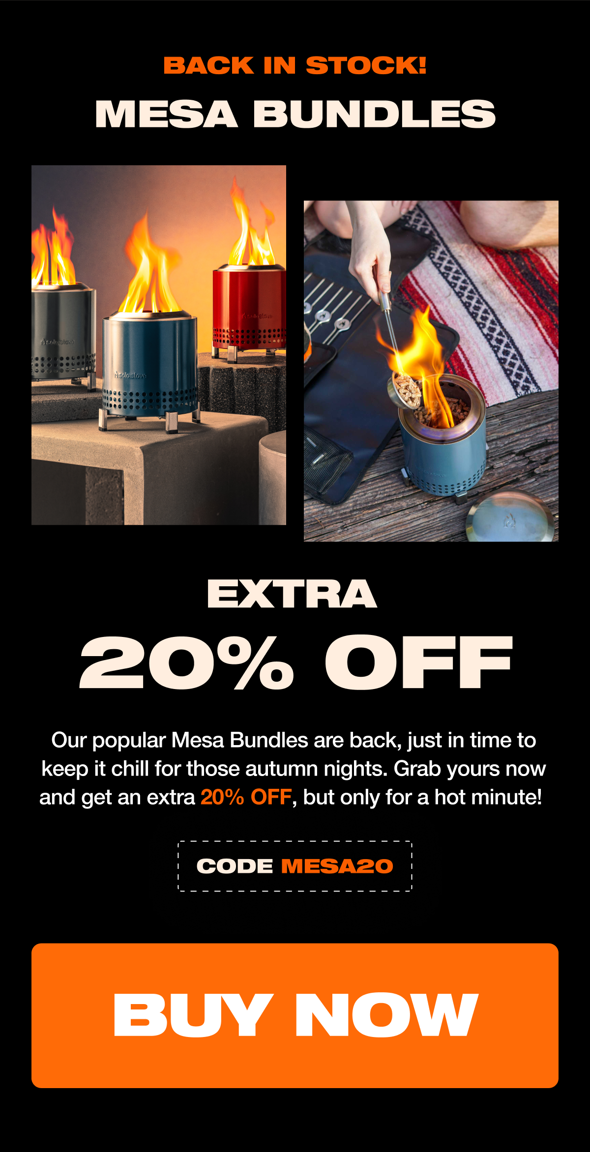 Mesa Bundles Back In Stock. Extra 20% off with code MESA20