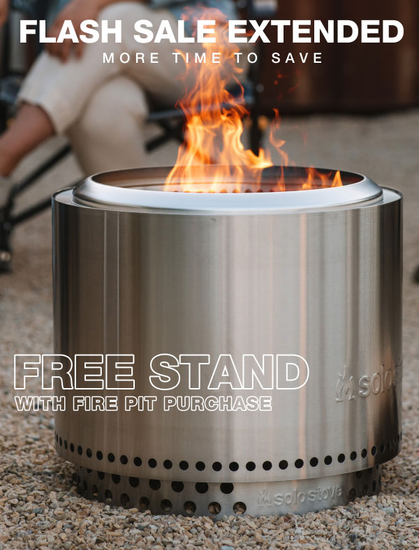 Limited Time! Free Stand with the purchase of any fire pit!