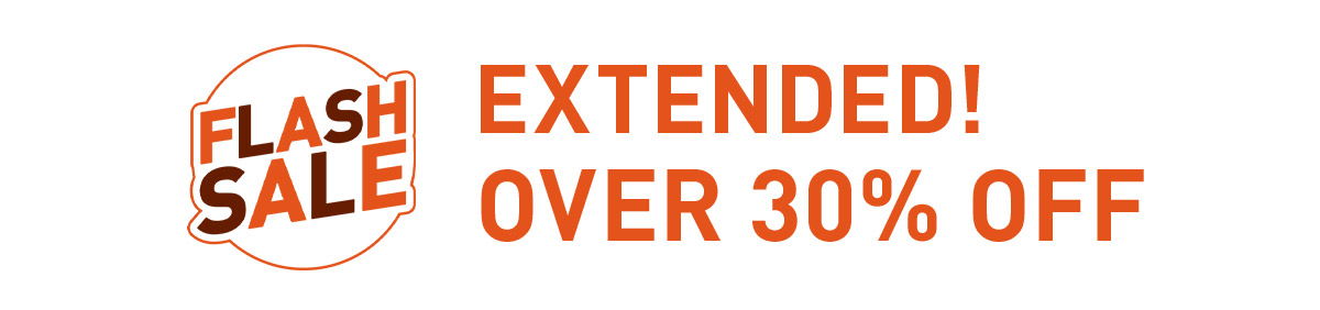 Extended! Take Over 30% Off