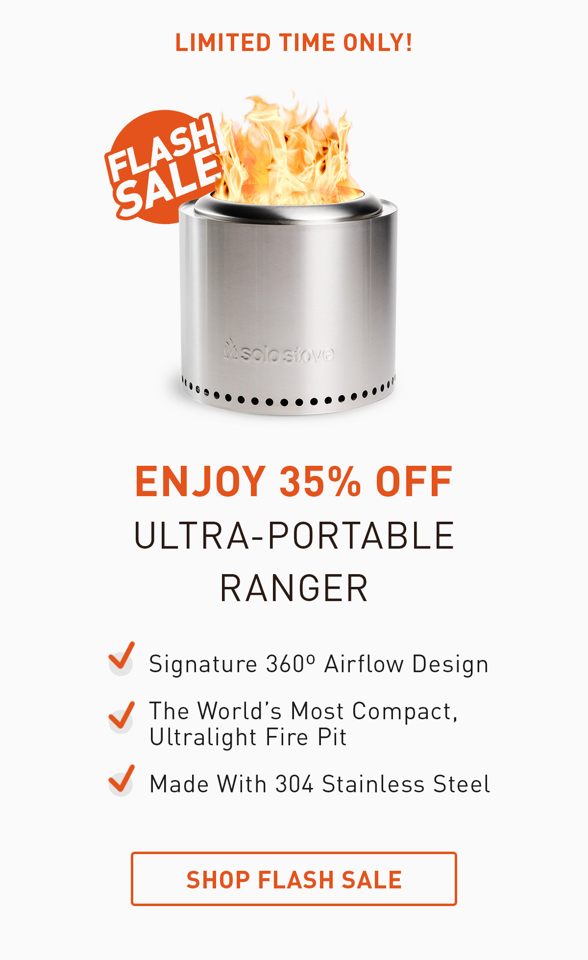 Limited Time! Enjoy 35% Off Ultra-Portable Ranger