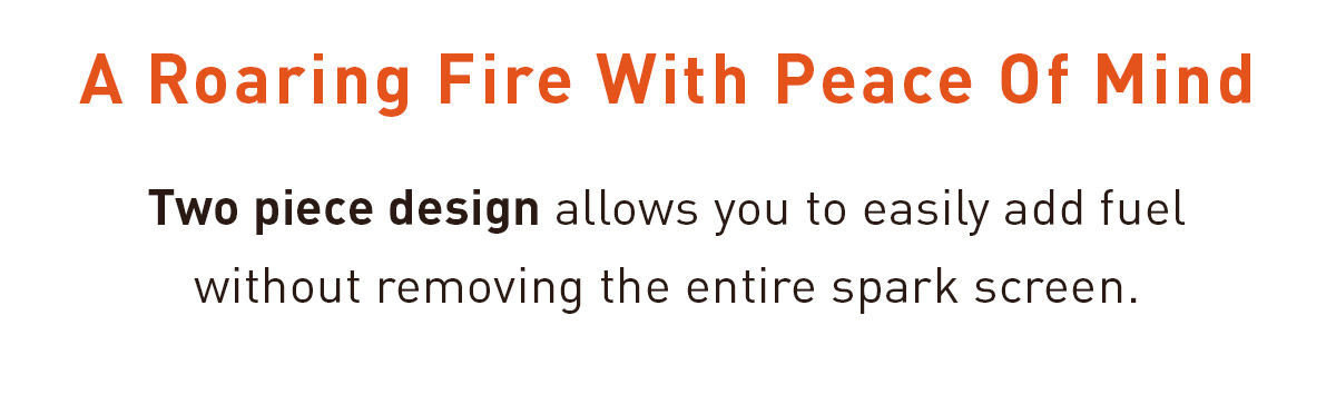 A Roaring Fire With Peace Of Mind
