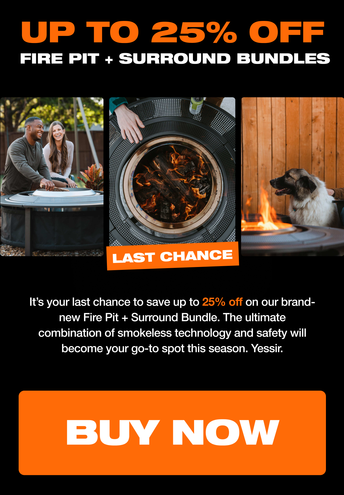 Fire Pit + Surround Bundles up to 25% Off. Buy Now