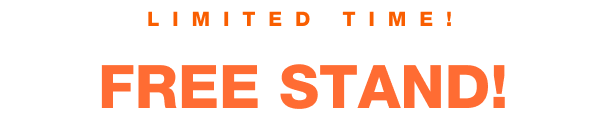 Limited Time! Free Stand with the purchase of any fire pit!