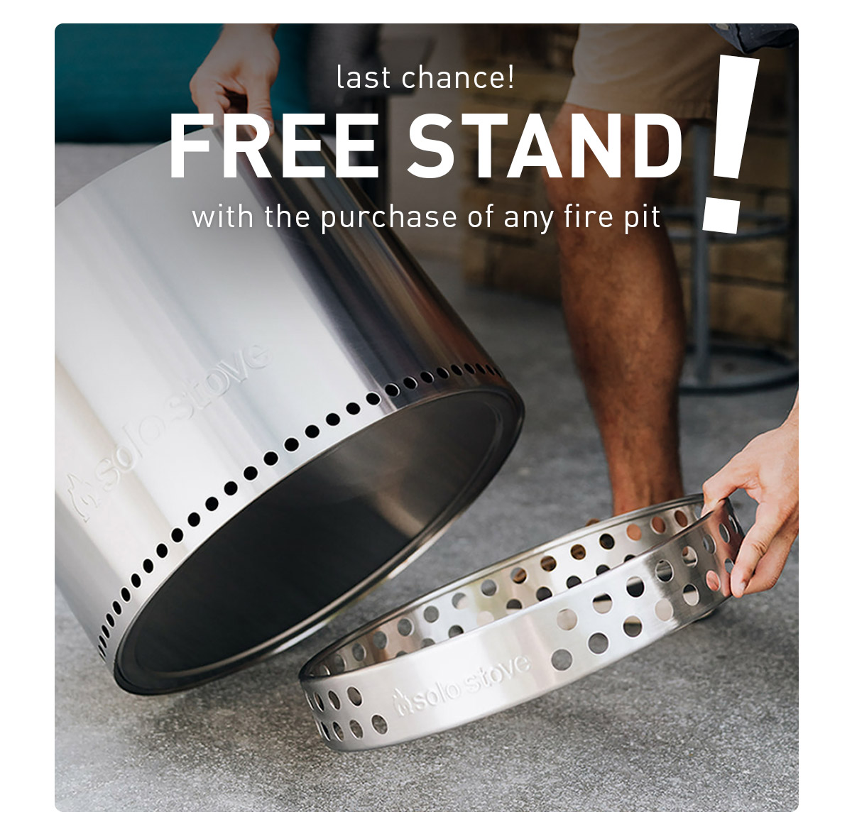 Last Chance! Free Stand with the purchase of any fire pit!