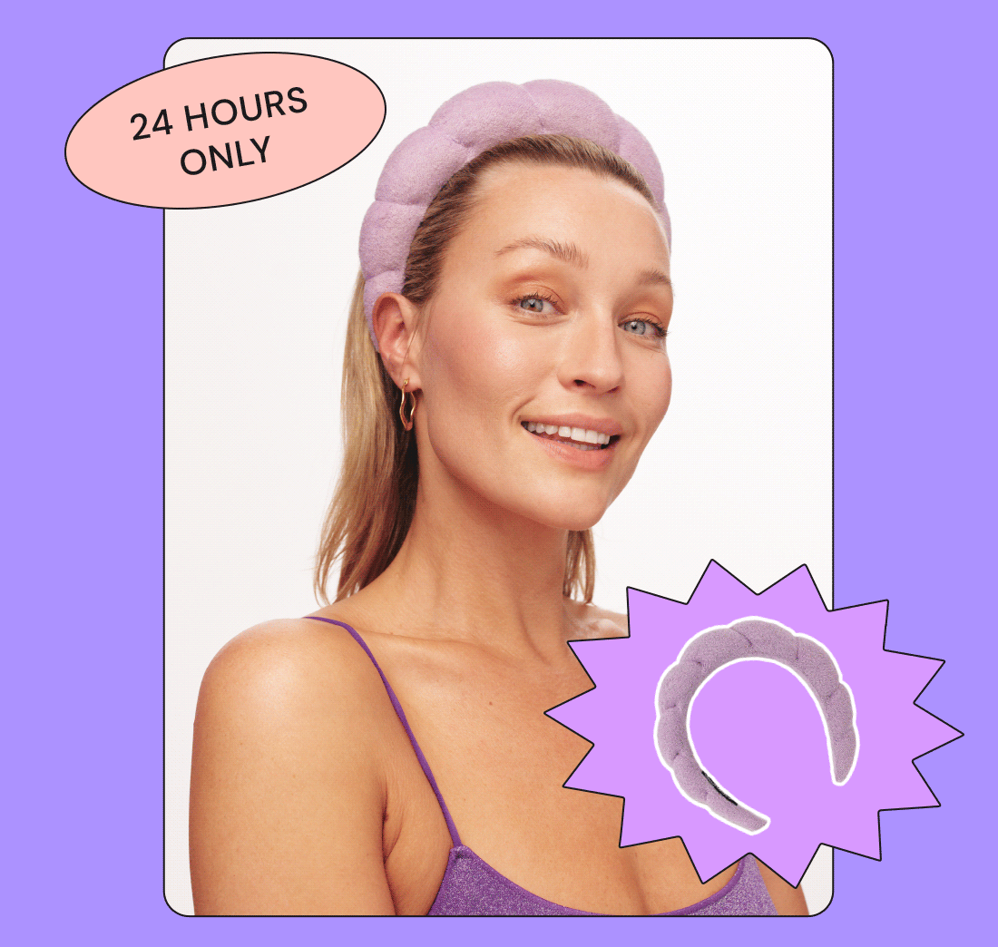 GRWM 💜 Get a FREE viral bubble headband today only! Luna Bronze