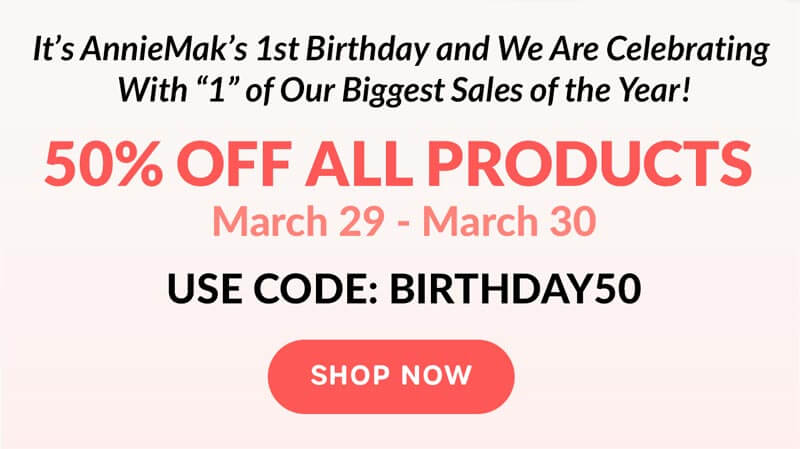 50% OFF All Products! use code: BIRTHDAY50 
