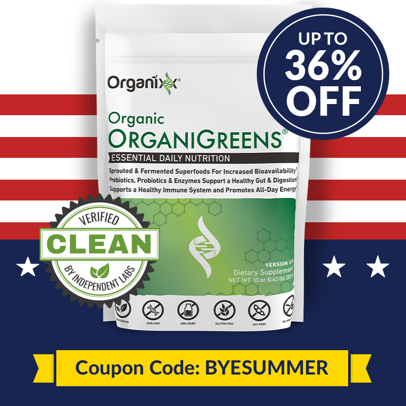 OrganiGreens - Use Coupon code: BYESUMMER
