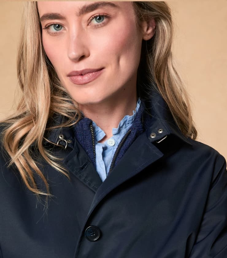 Poppy Travel Mac in Navy