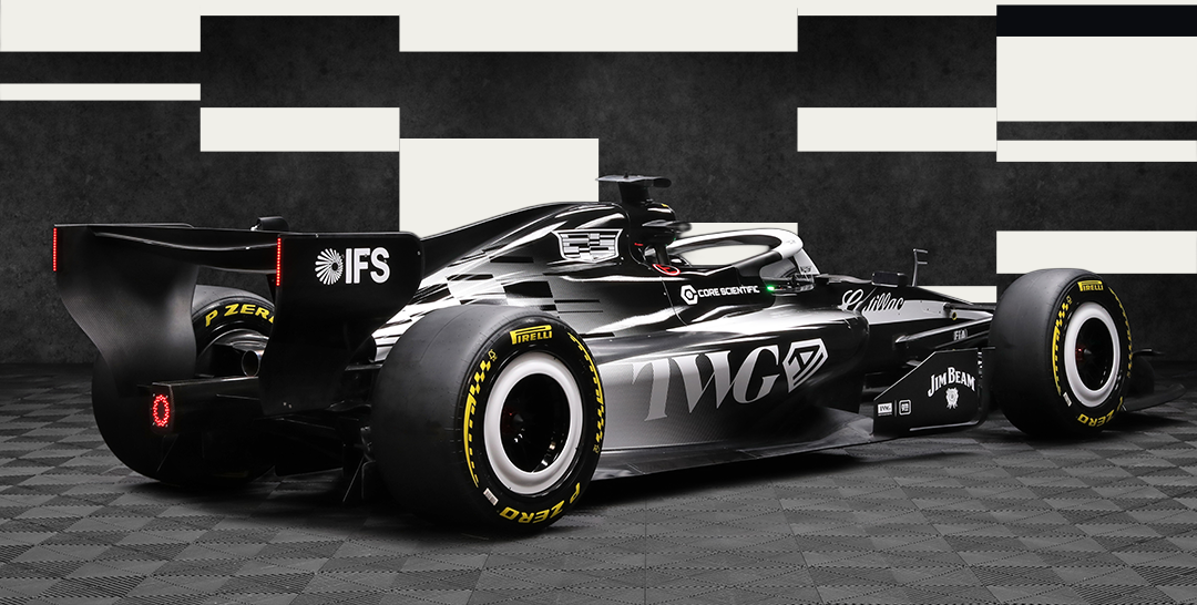 Cadillac F1® Team Show Car Rear Angle