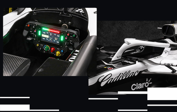 Cadillac F1® Team Show Car Steering Wheel & Halo