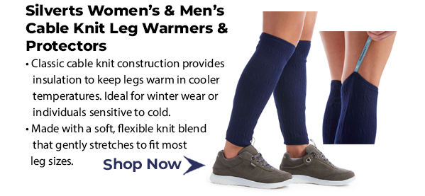 Women’s & Men’s Cable Knit Leg Warmers & Protectors