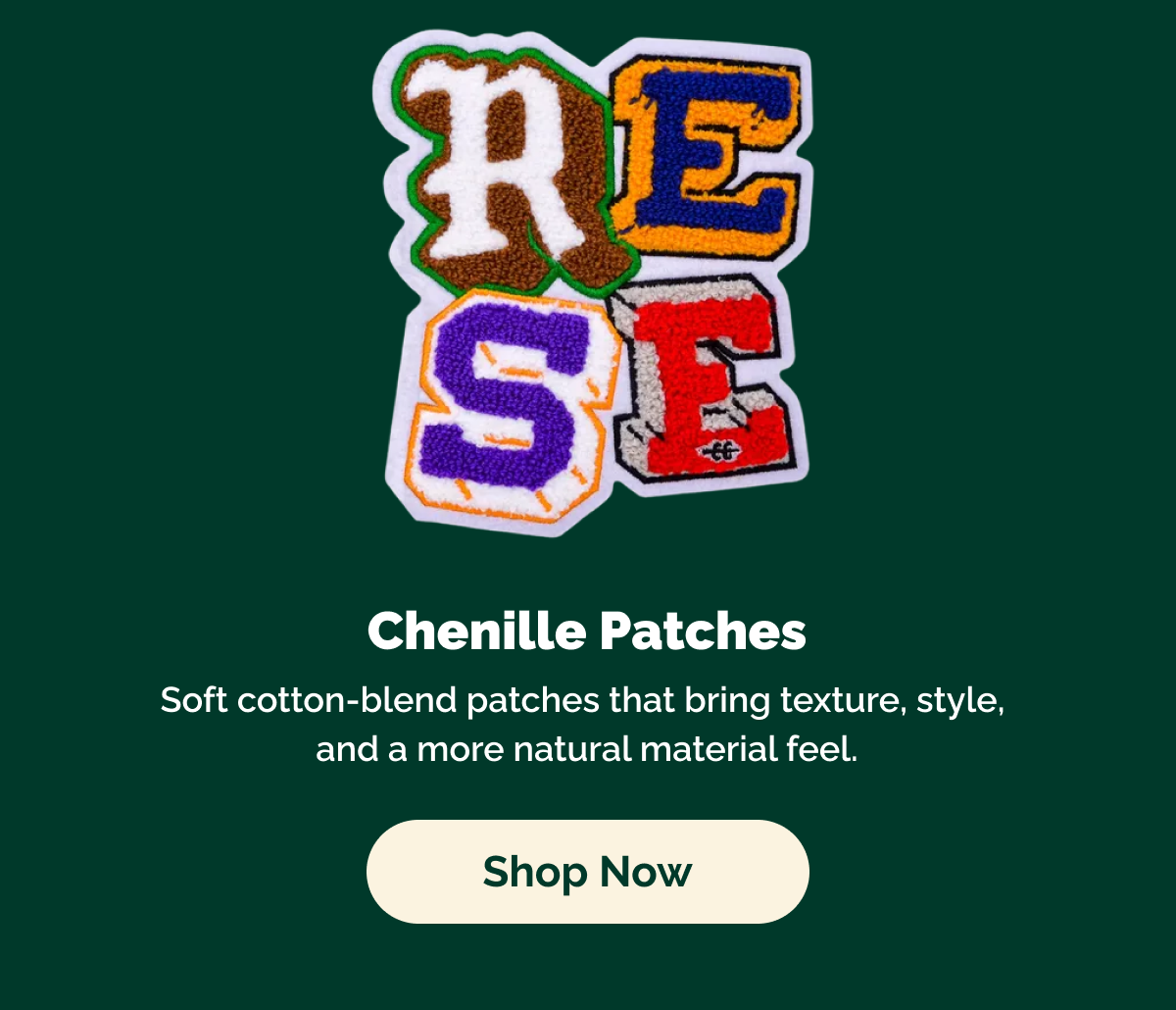 Chenille Patches