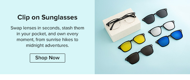 clip on sunglasses