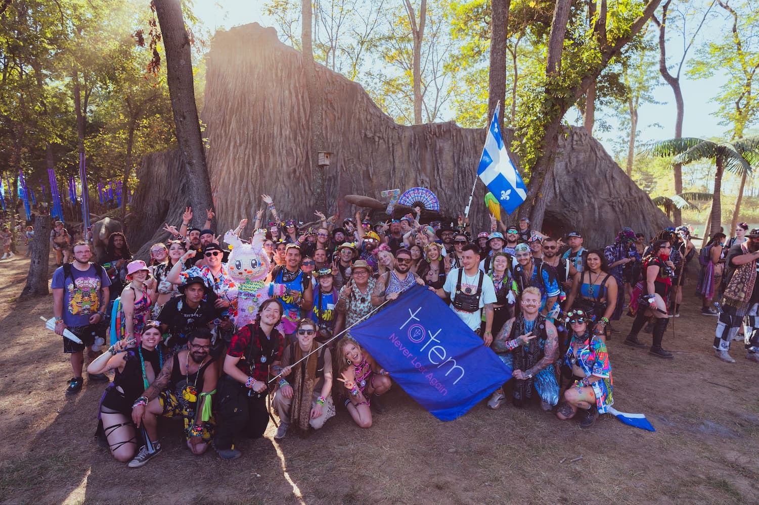 totem tribe largest adoption music festival lost lands