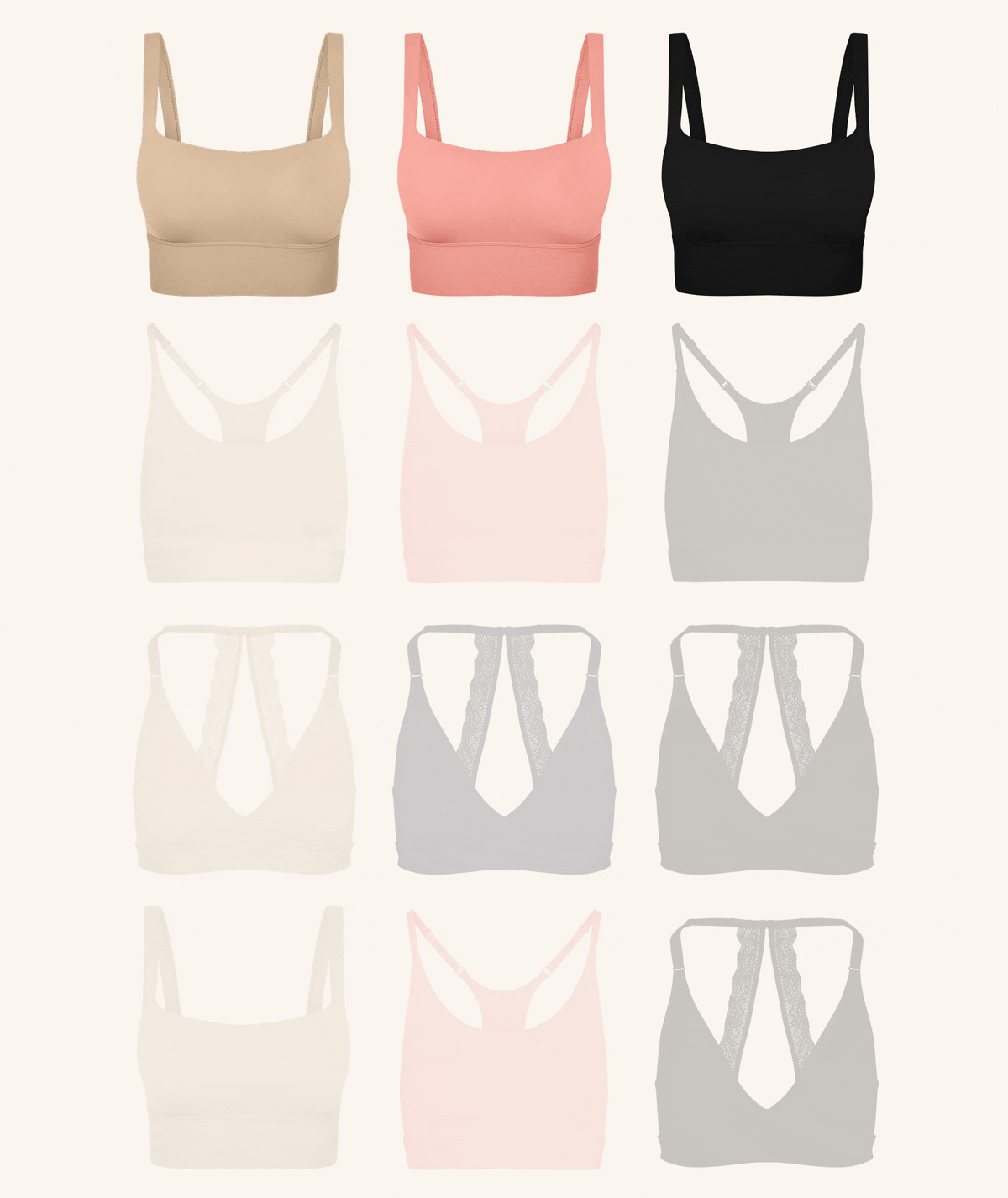 Ends today. Limited-Edition Sets. Four sets. Three bras you'll wear all summer. Save up to $45.
