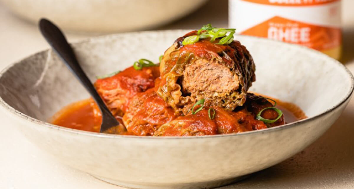 KETO STUFFED CABBAGE ROLLS