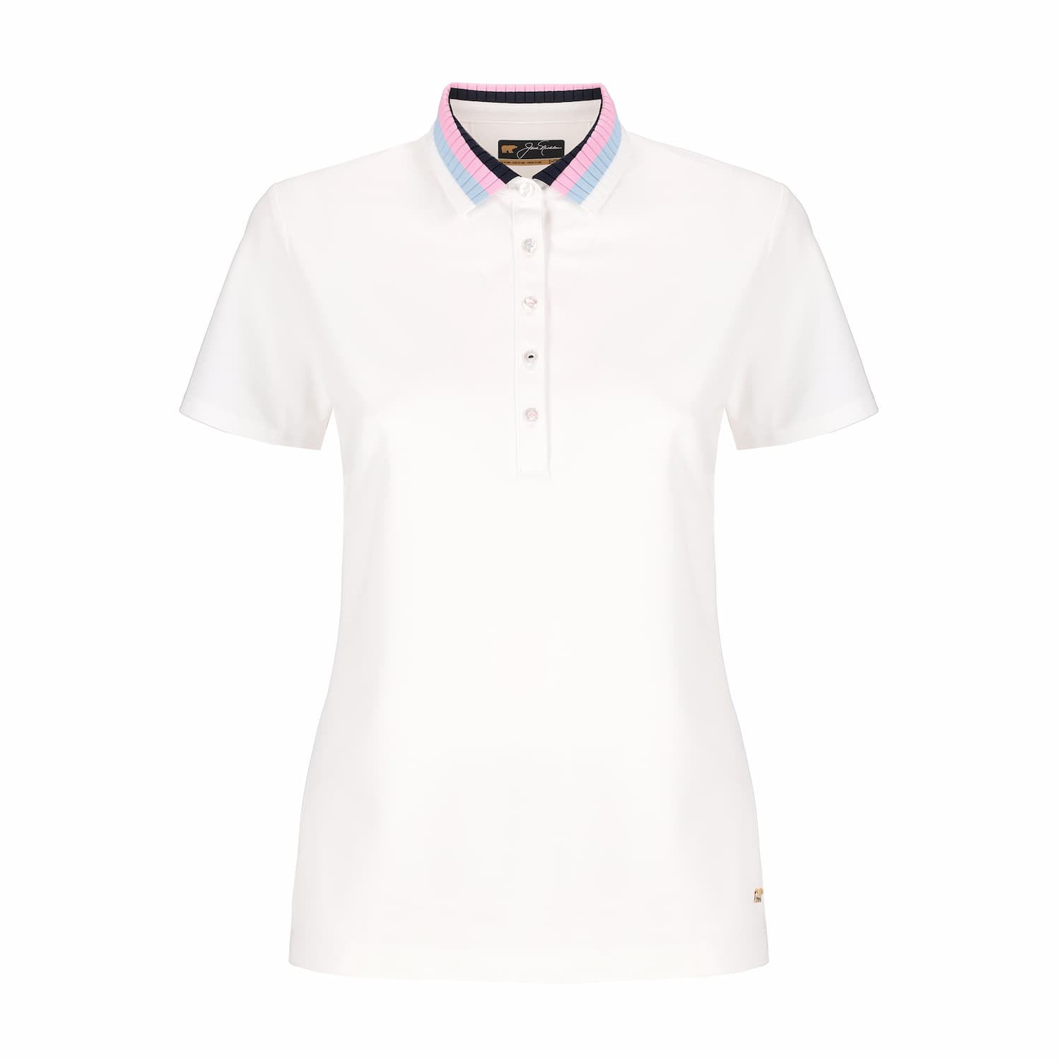 Solid Polo Weiss