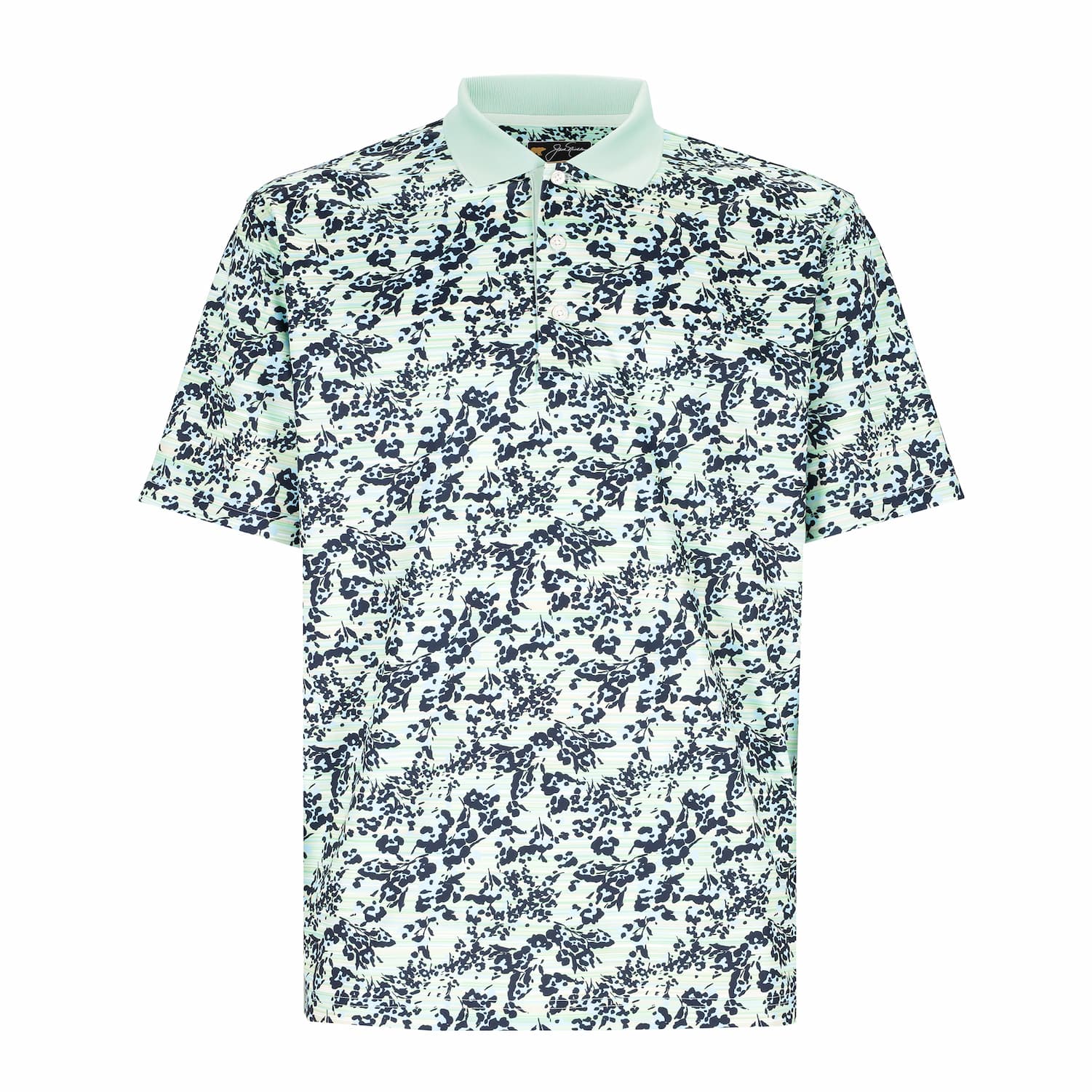 Floral Print Polo