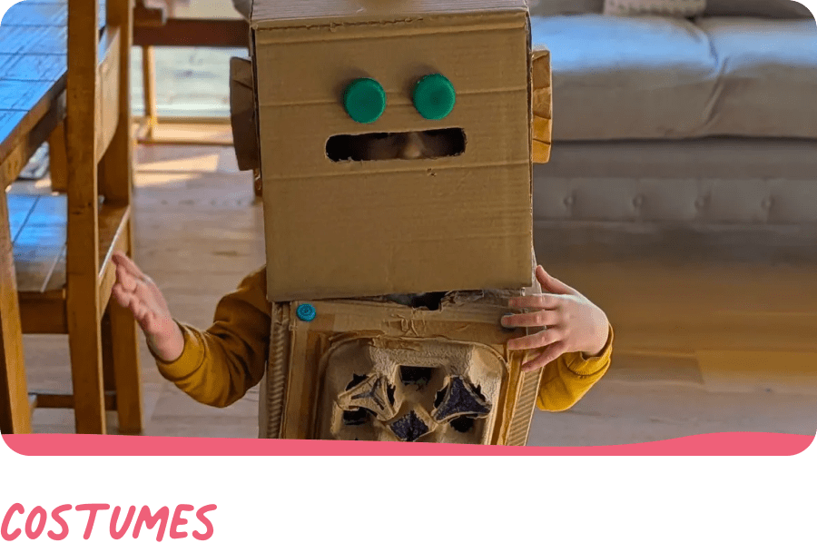 Cardboard Robot Costume