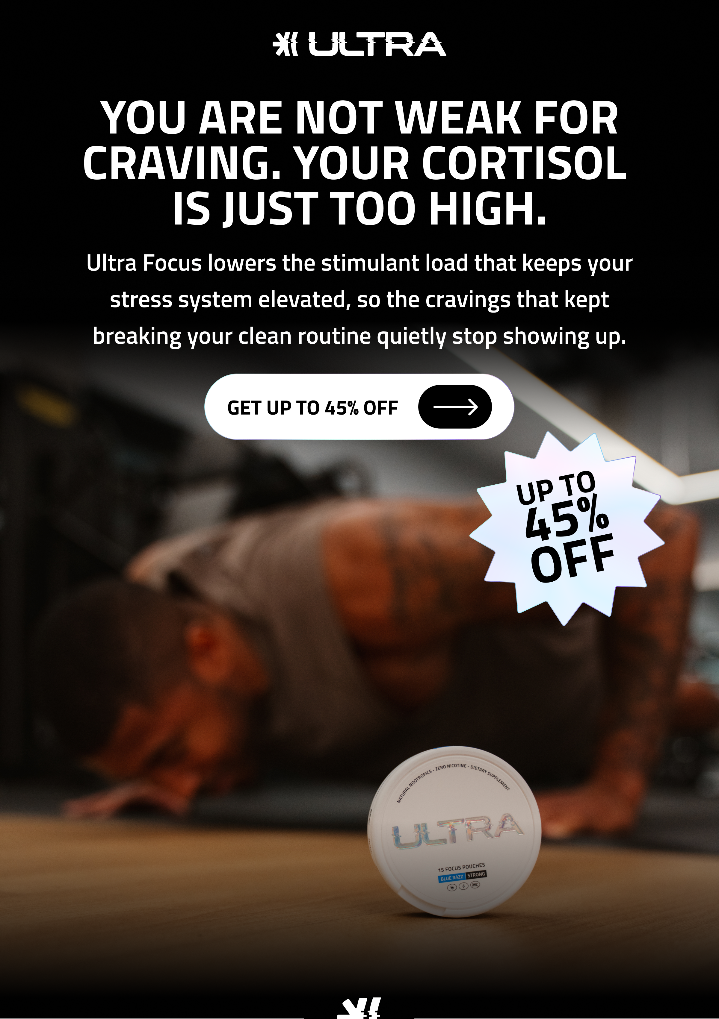 You Are Not Weak For Caving. Your Cortisol Is Just Too High. | Get Up To 45% Off 