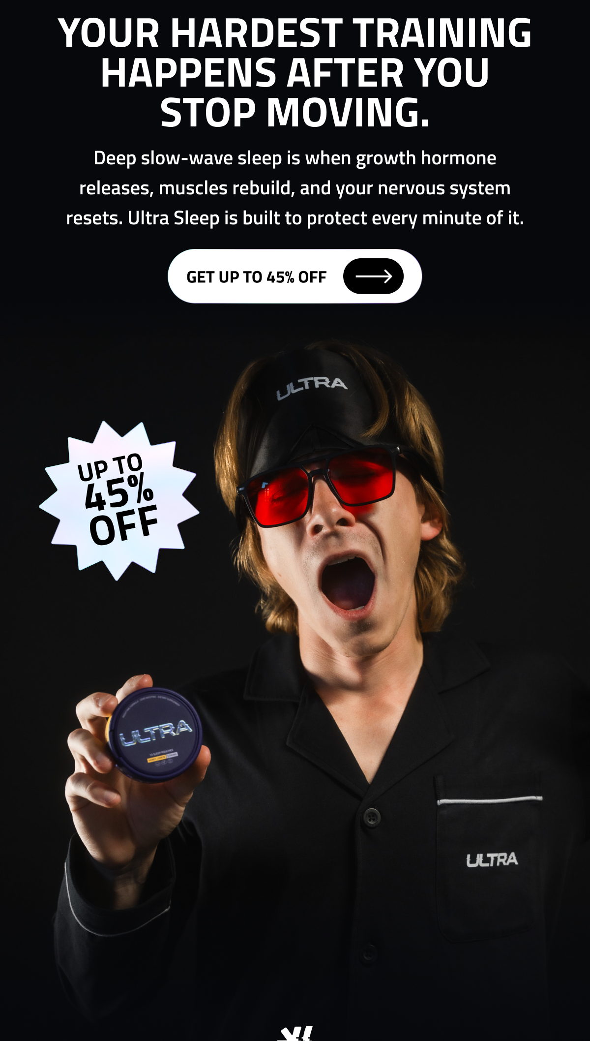 Your Hardest Training Happens After You Stop Moving. | Get Up to 45% Off