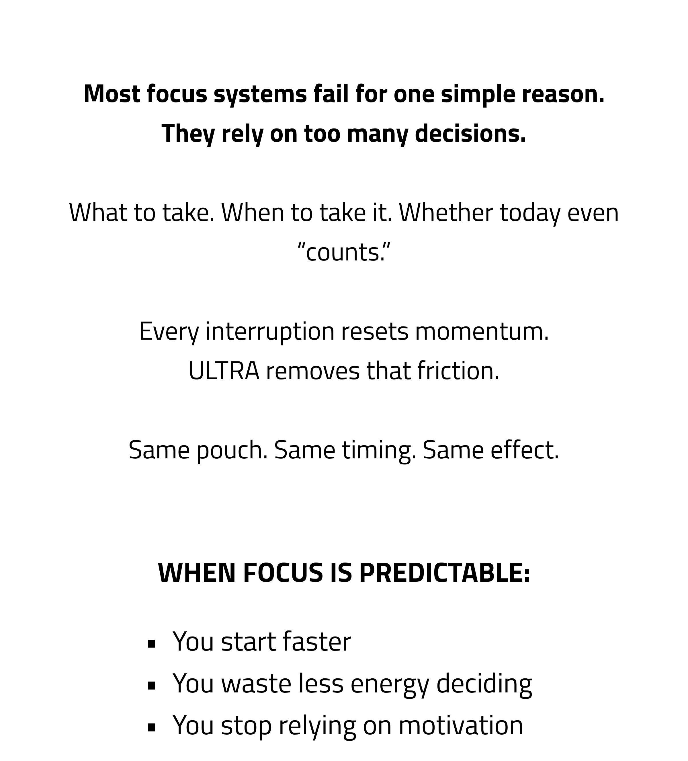 When Focus Is Predictable