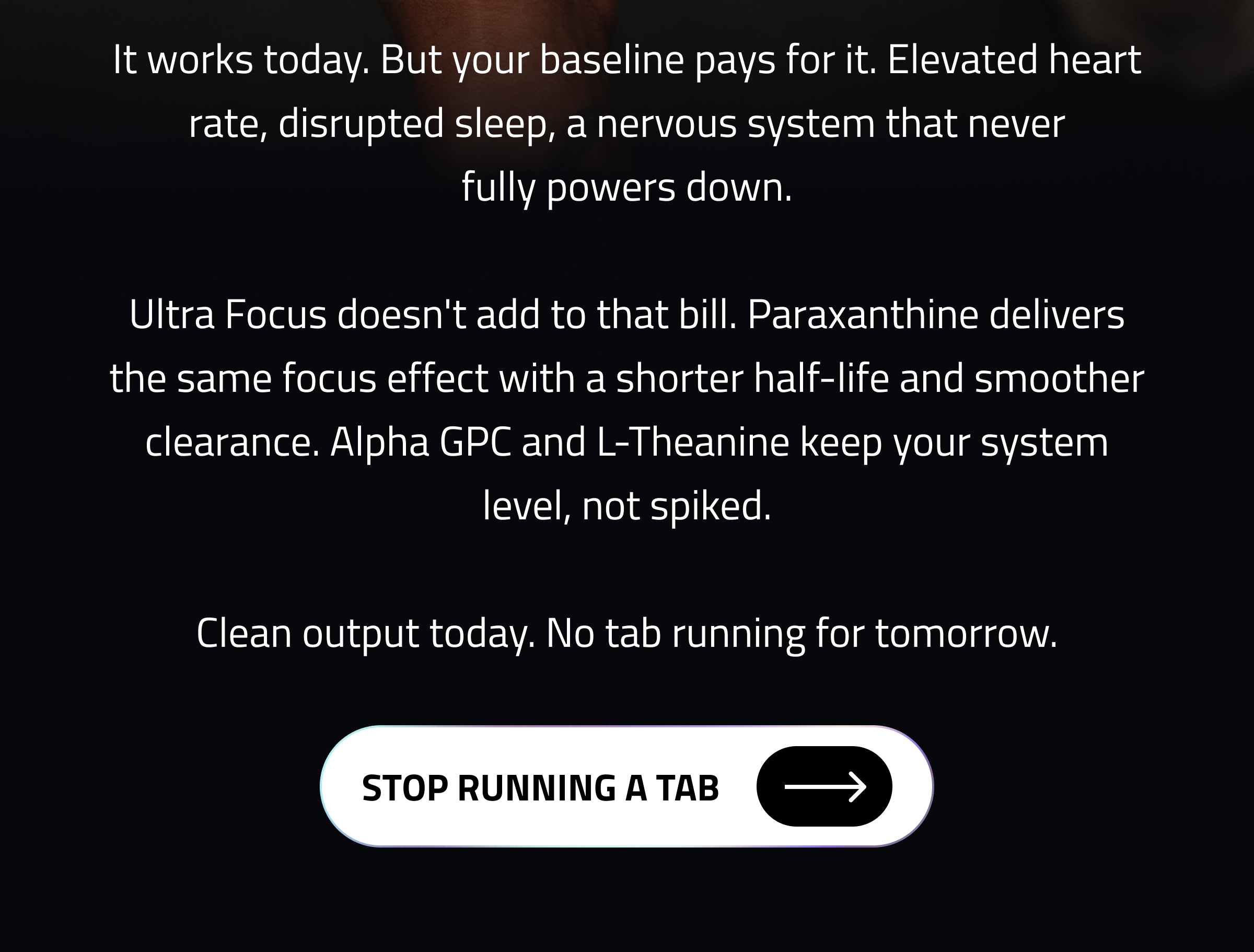 Stop Running A Tab